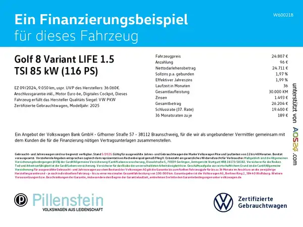 VW GOLF VARIANT (2/19)